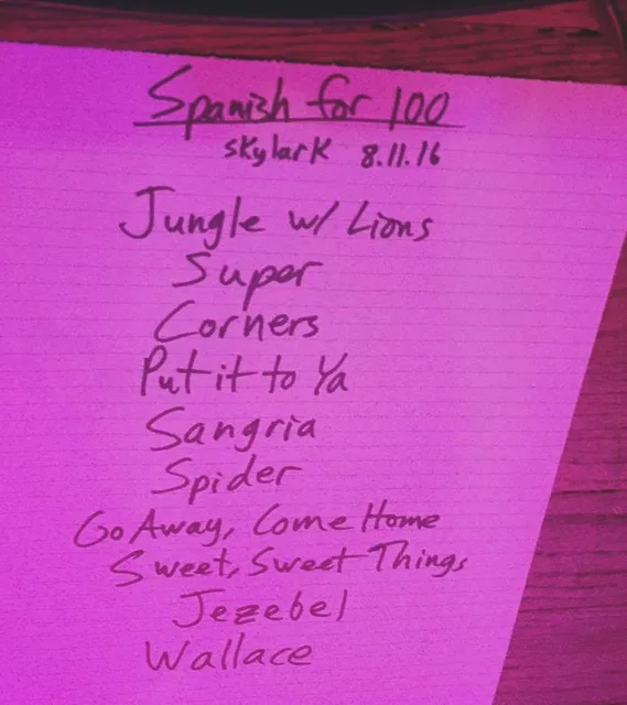 Well, folks, that's a wrap! This is how it went down!
You can find us on spotify and cdbaby http://www.cdbaby.com/Artist/Spanishfor100 and believe it or not, we have ONE more record we're going to put out for all of you. coming this fall! Taken Aug 12, 2016 9:36:11 am